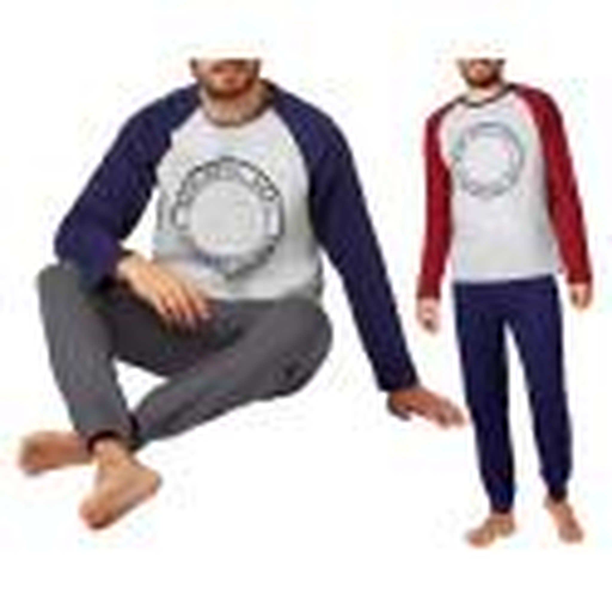 OZABI Pyjama COTON Mode Confort. Coloris disponibles : Rouge