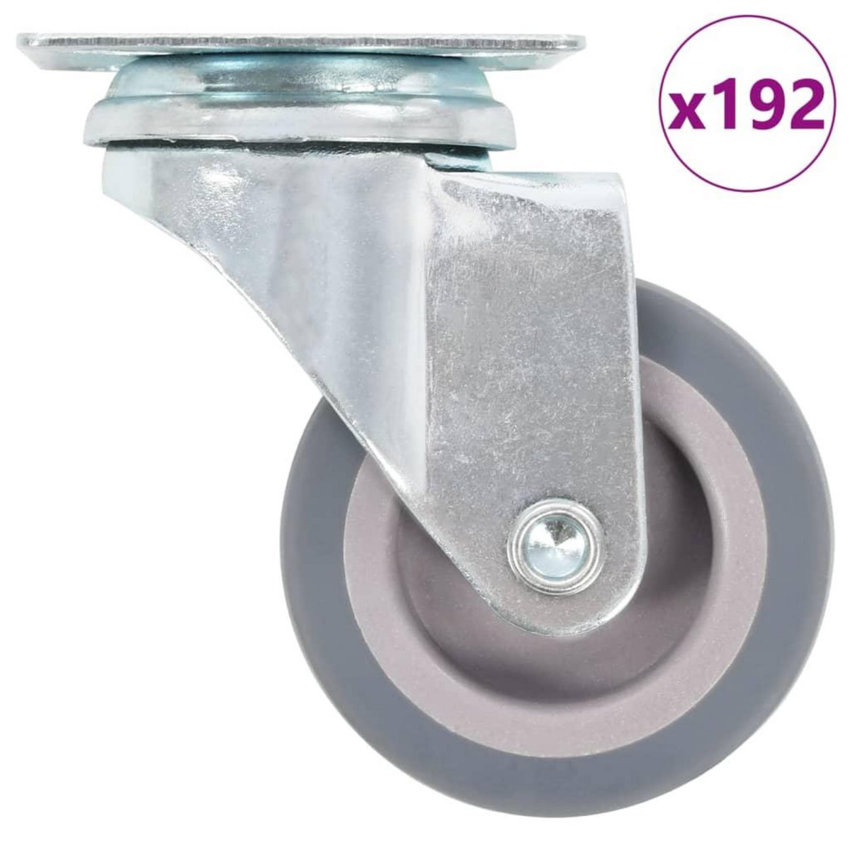 VIDAXL 192 pcs Roulettes pivotantes 50 mm