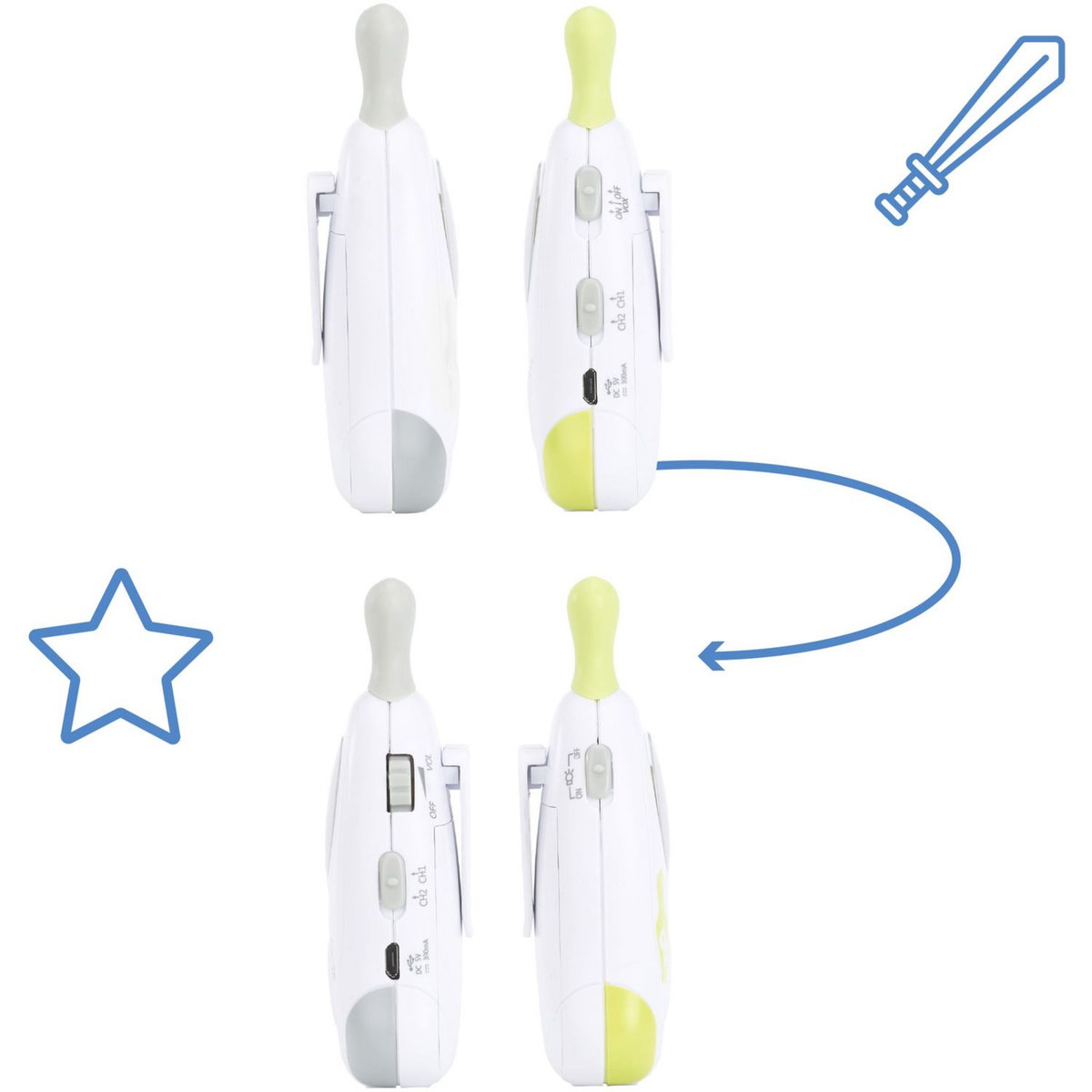 BADABULLE Babyphone Baby Online 300 m+