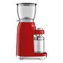 Voir la diapositive 5 : SMEG Moulin à café 350g 150w rouge - CGF11RDEU
