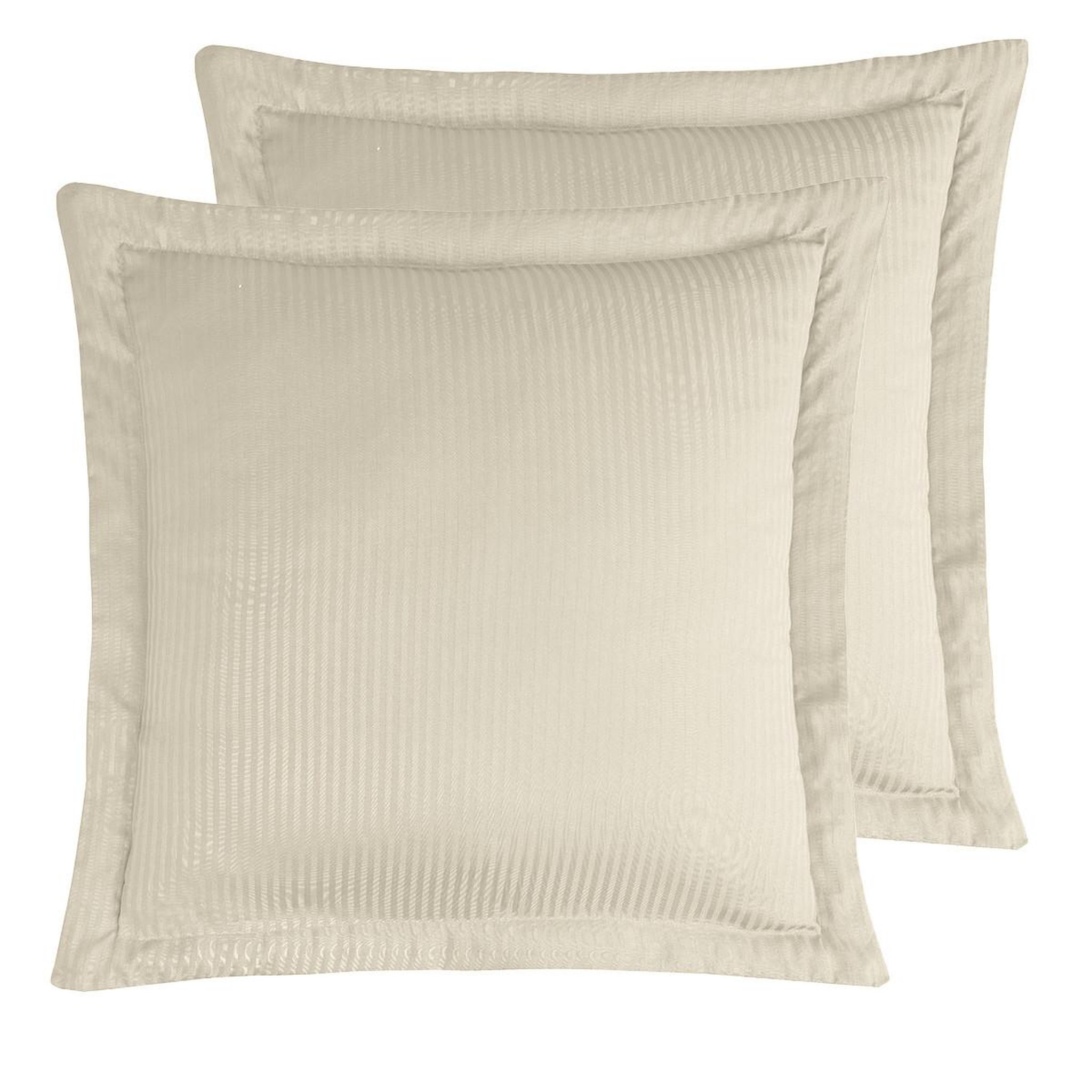 Voir la diapositive 4 : Sensei Maison Parure housse de couette rayée satin + 2 taies 65x65 cm VERSALUXE