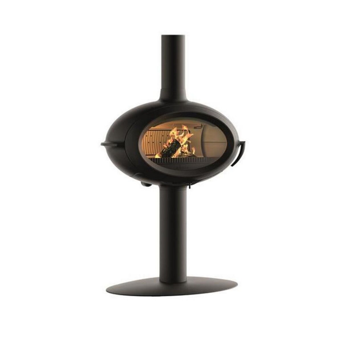 Invicta Poêle à bois fonte 7kw noir - p648114