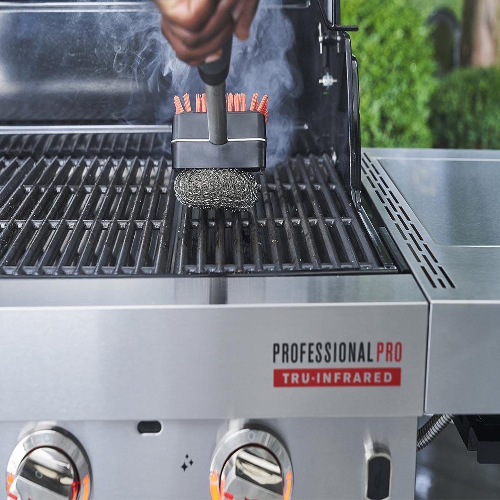 Voir la diapositive 3 : CHAR-BROIL Tête de remplacement pour brosse hot and cold-clean - char-broil