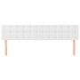 Voir la diapositive 3 : VIDAXL Tetes de lit 2 pcs Blanc 100x5x78/88 cm Similicuir