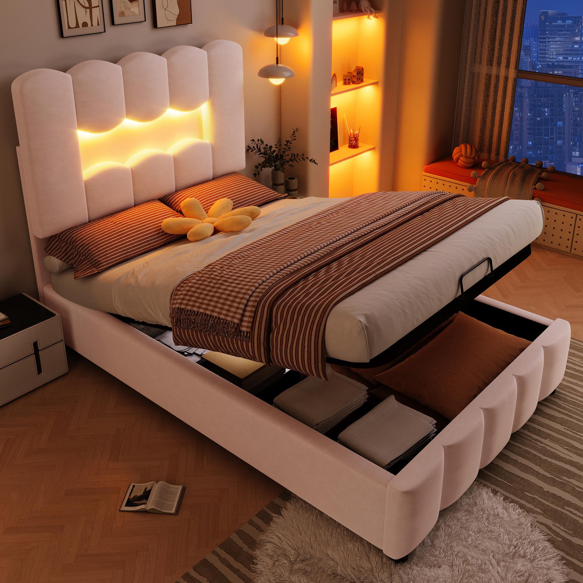 Voir la diapositive 2 : MERAX Lit coffre