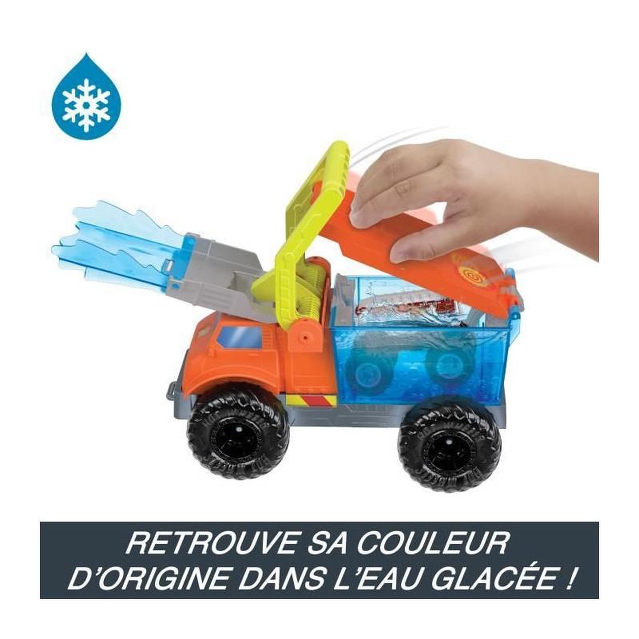 Voir la diapositive 3 : FISHER PRICE HOT WHEELS Coffret Monster Trucks Arena Smashers Color Shifters - Véhicule De Secours 5 alarm, Des 5 Ans HPN73