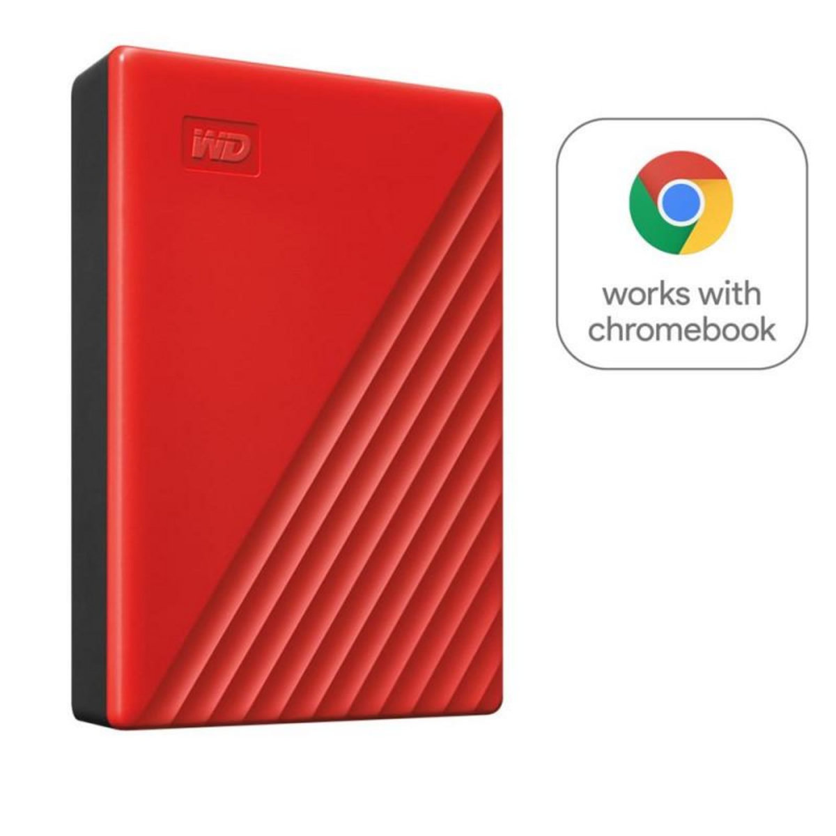 Western Digital Disque Dur Externe Western Digital My Passport 4 To Rouge