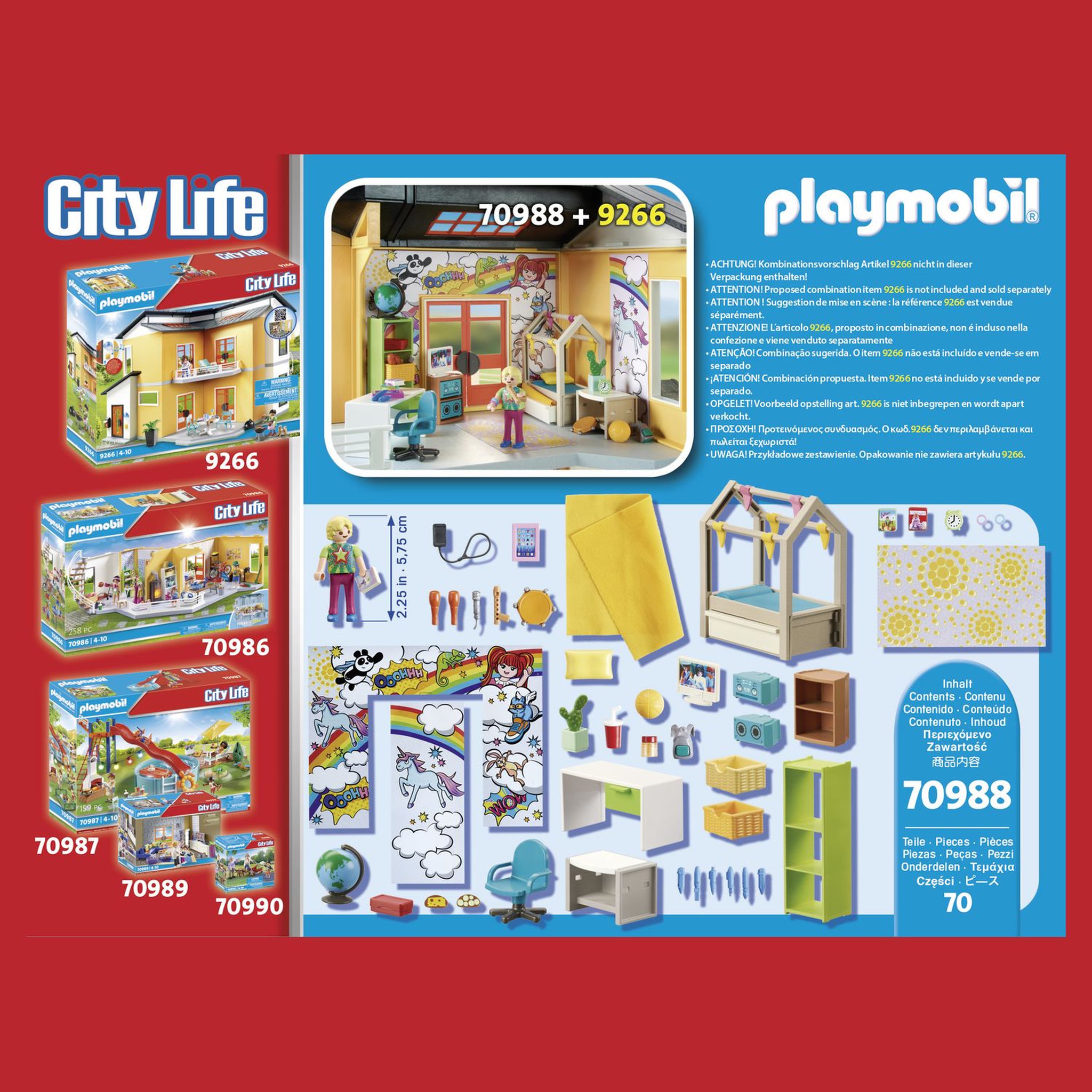 Voir la diapositive 4 : PLAYMOBIL 70988 - Chambre d'adolescent