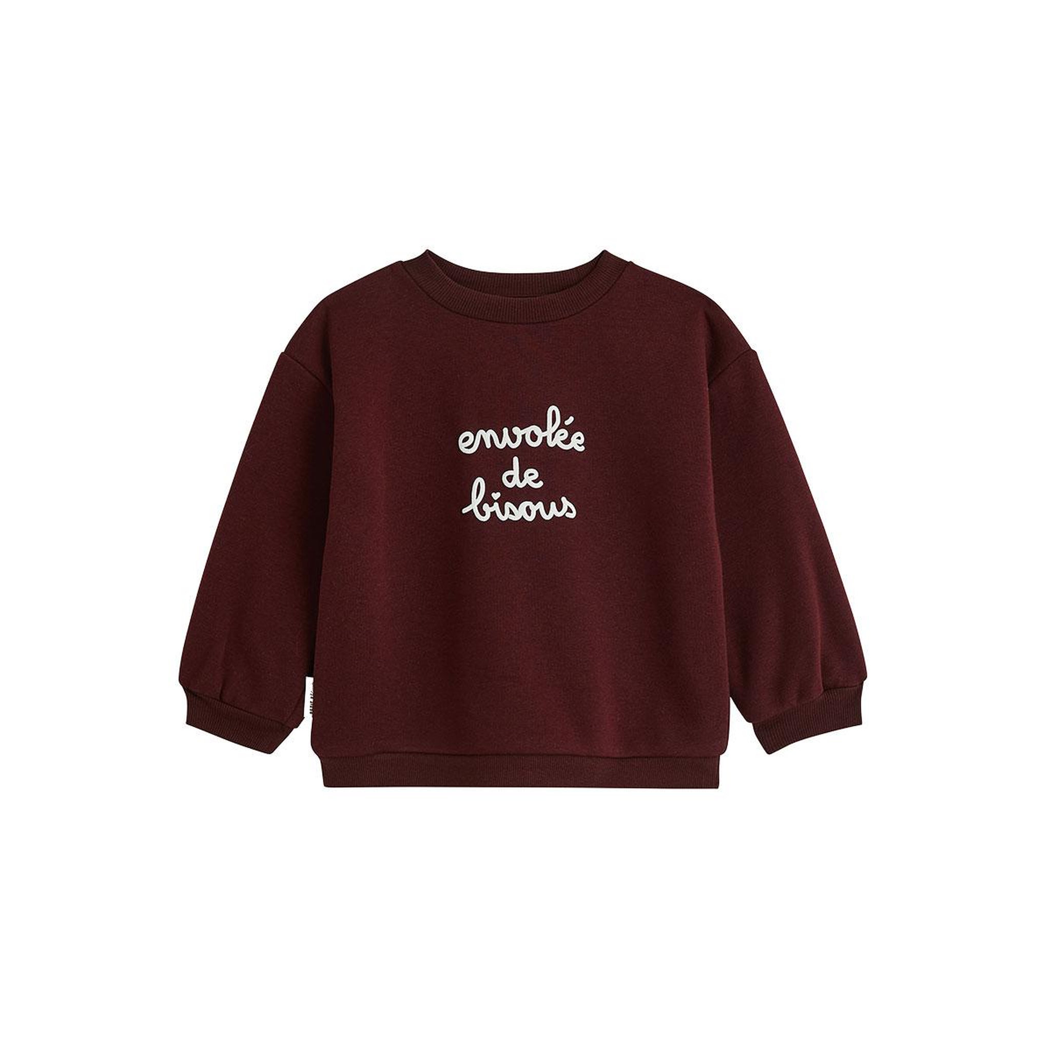 Voir la diapositive 1 : PETIT BEGUIN Sweat en molleton Violette