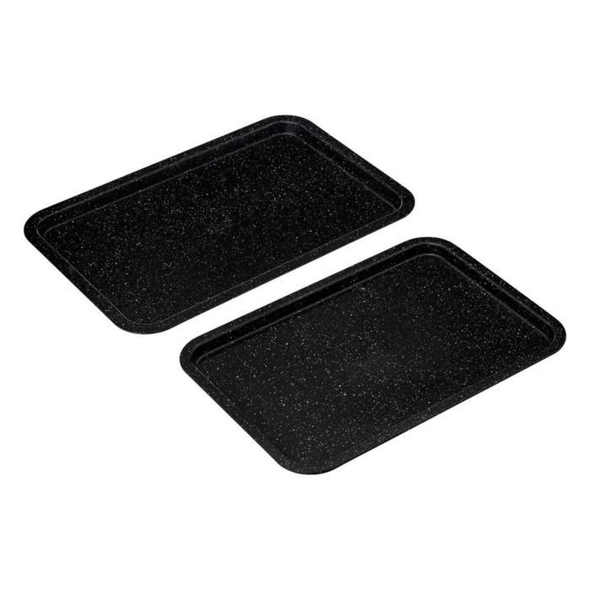 FIVE Lot de 2 Plaques de Cuisson  Caractère  43cm Noir