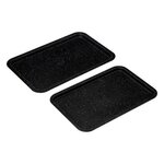 FIVE Lot de 2 Plaques de Cuisson  Caractère  43cm Noir