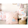 Voir la diapositive 3 : COTE DECO Parure housse de couette enfant coton 57 fils CLARA
