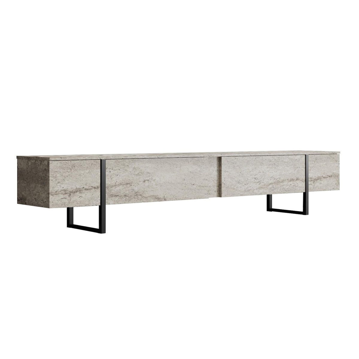Habitat et Jardin Meuble TV en bois  Luxe  180 x 30 x 50 cm - Anthracite