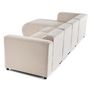 Voir la diapositive 6 : LISA DESIGN Suaro - canapé modulable d'angle gauche 5 places en tissu texturé