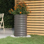 Voir la diapositive 1 : VIDAXL Jardiniere de jardin Acier enduit de poudre 40x40x68 cm Gris