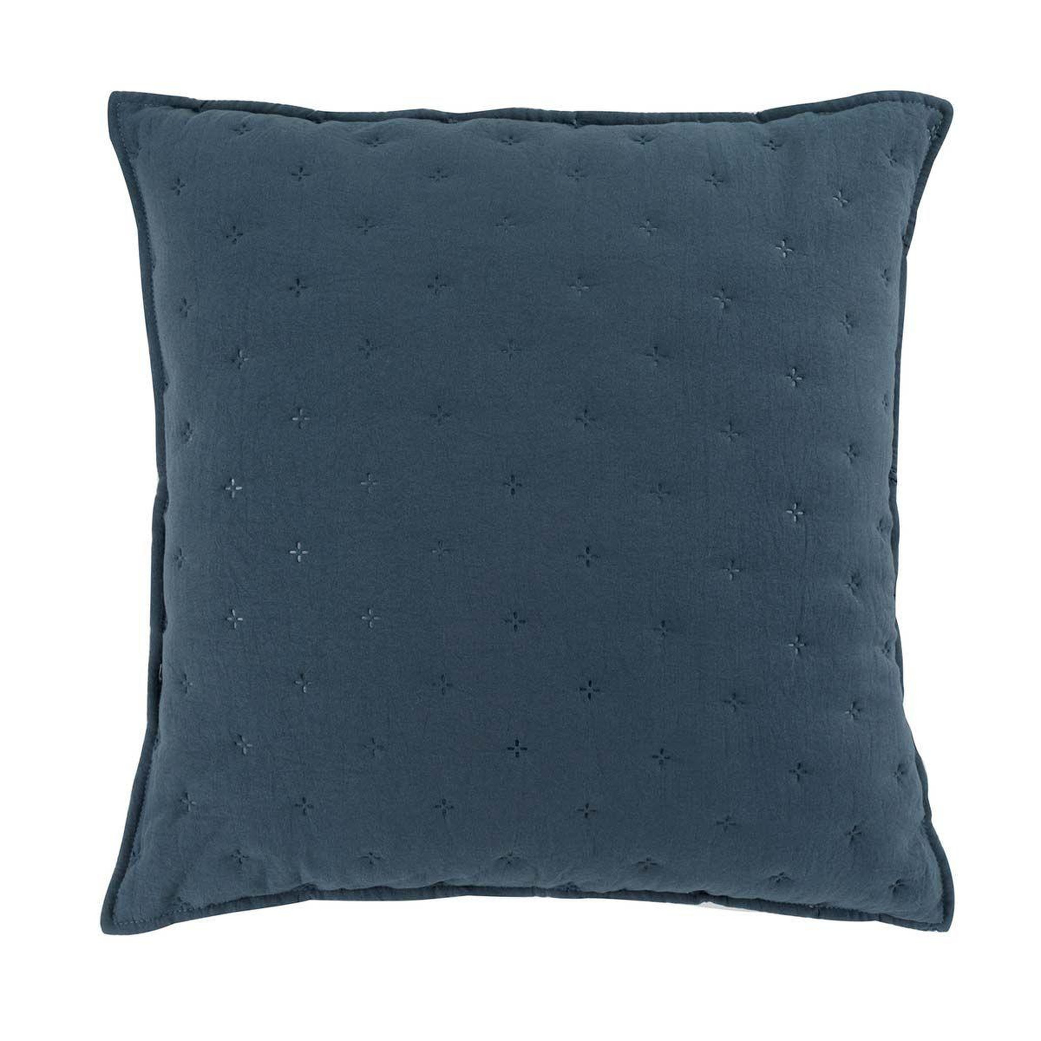 Douceur d'Intérieur Housse de coussin  mellow  40x40cm bleu & blanc