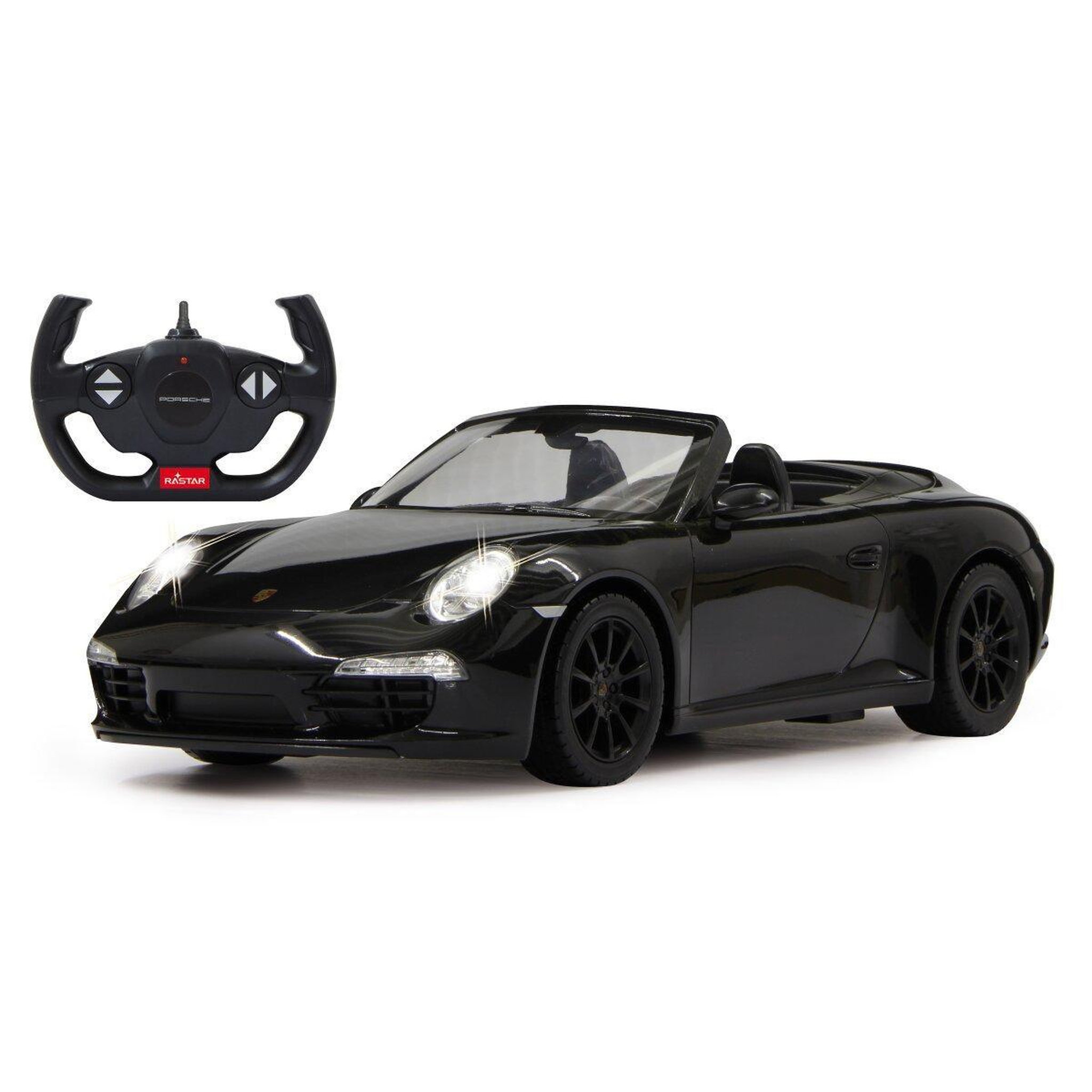 Jamara Voiture télécommandée porsche 911 carrera s 1:12 noir 2,4ghz