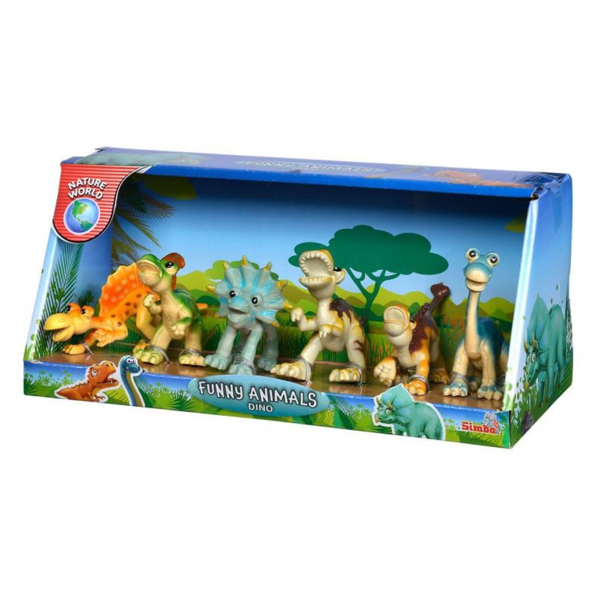 SIMBA Simba - Funny Animals - Dinosaurs, 6pcs. 104322458