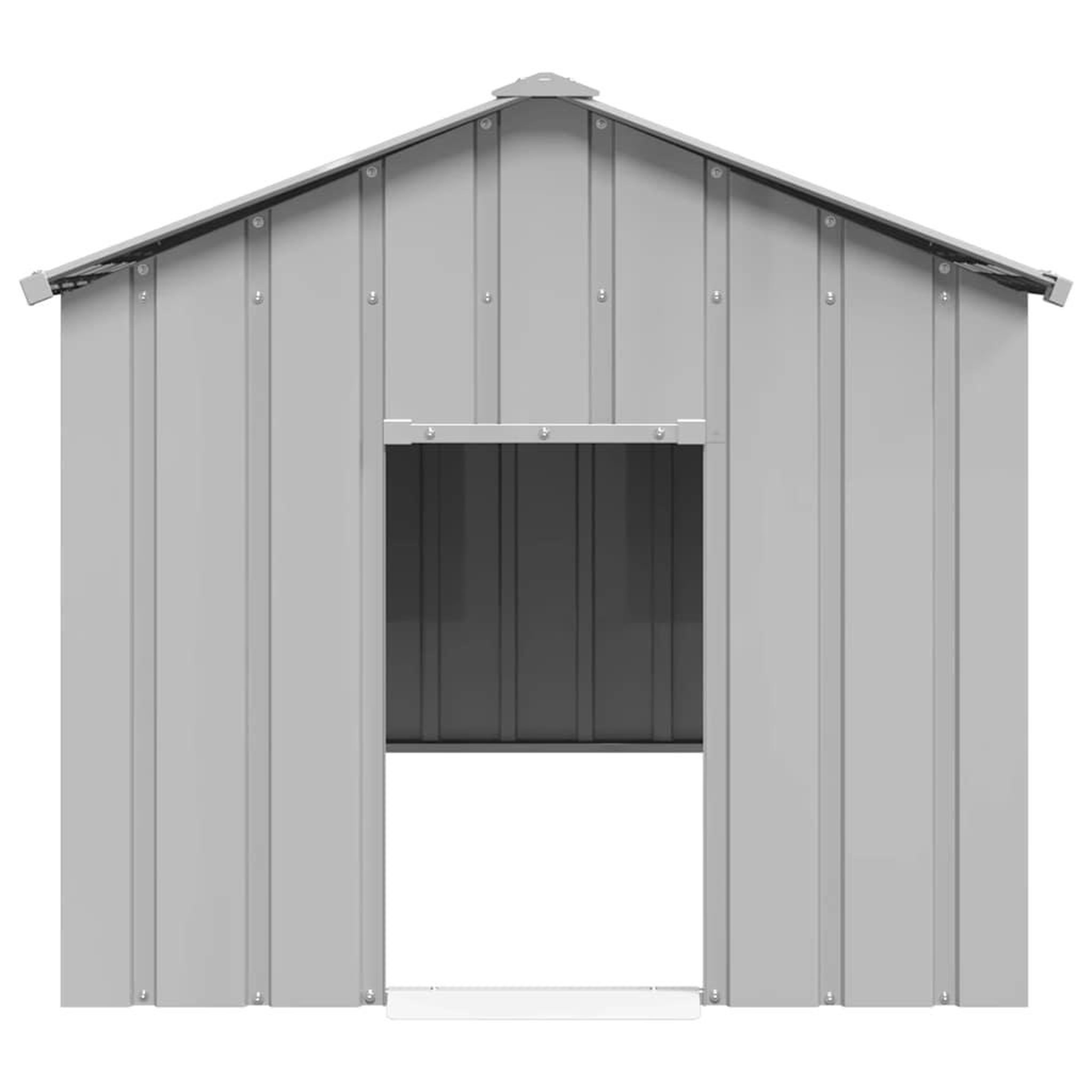 Voir la diapositive 3 : VIDAXL Niche pour chien avec toit noir 113x153x101 cm acier galvanise