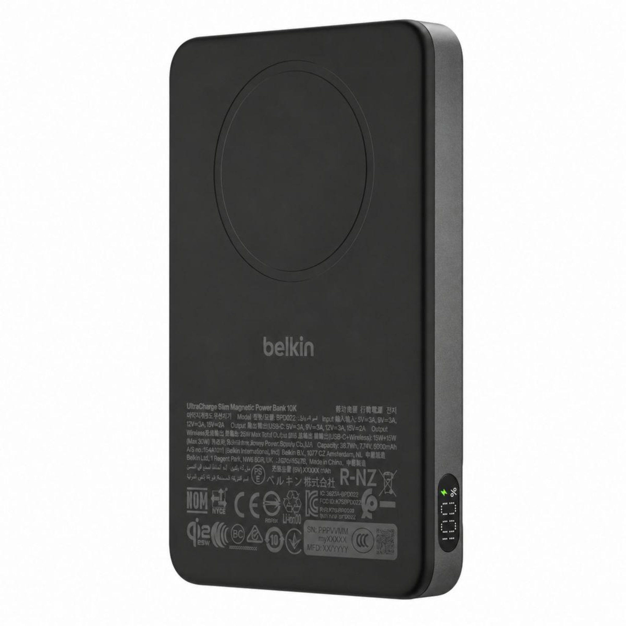 Belkin Batterie externe Ultracharge Pro 25W Magnetique Noir