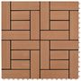 Voir la diapositive 1 : VIDAXL Carreaux de terrasse 30x30 cm 11 pcs Marron WPC 1 m2