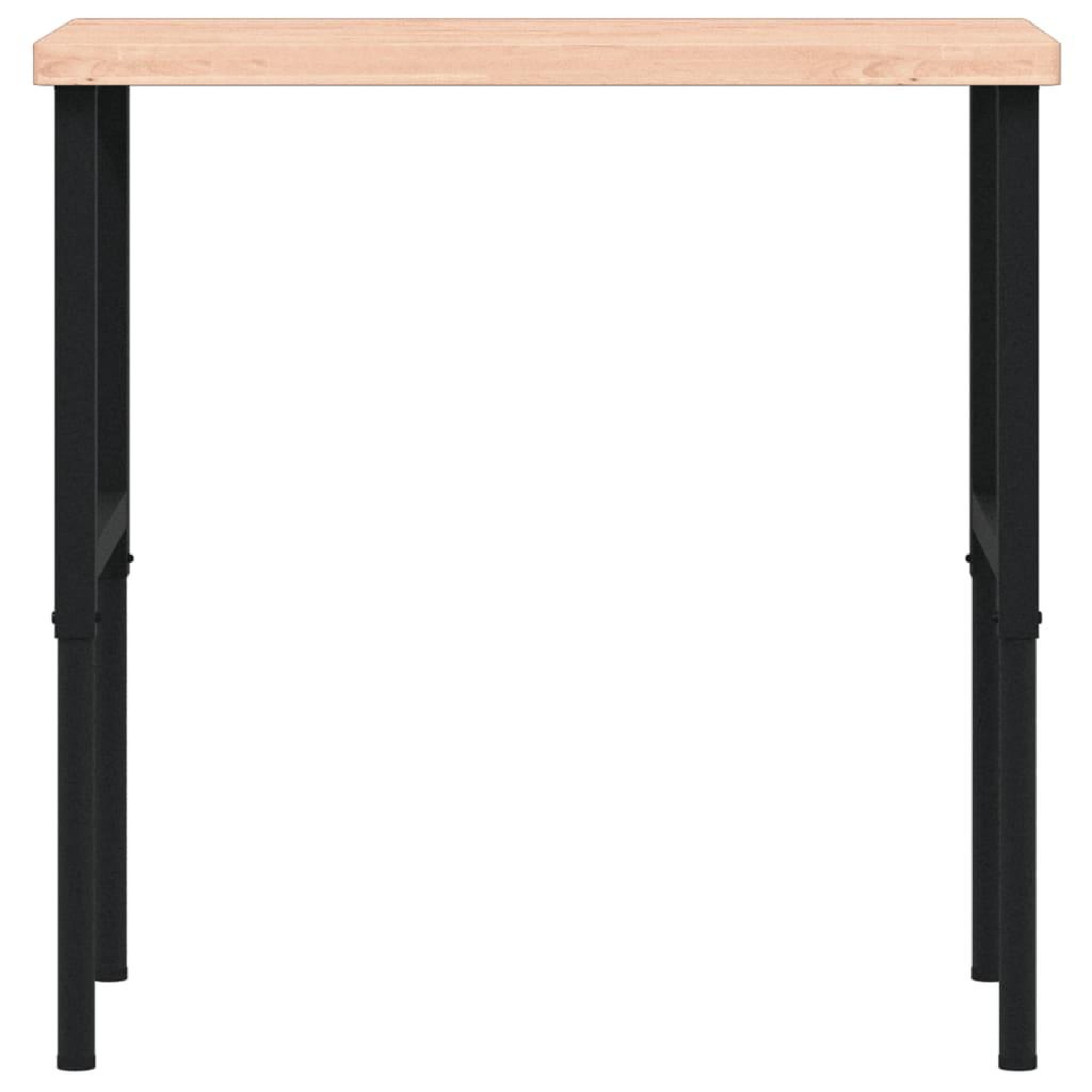 Voir la diapositive 4 : VIDAXL Etabli 100x60x(73-99,5) cm bois massif de hetre rectangulaire