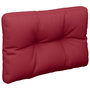 Voir la diapositive 4 : VIDAXL Coussin de palette rouge bordeaux 50x40x12 cm tissu