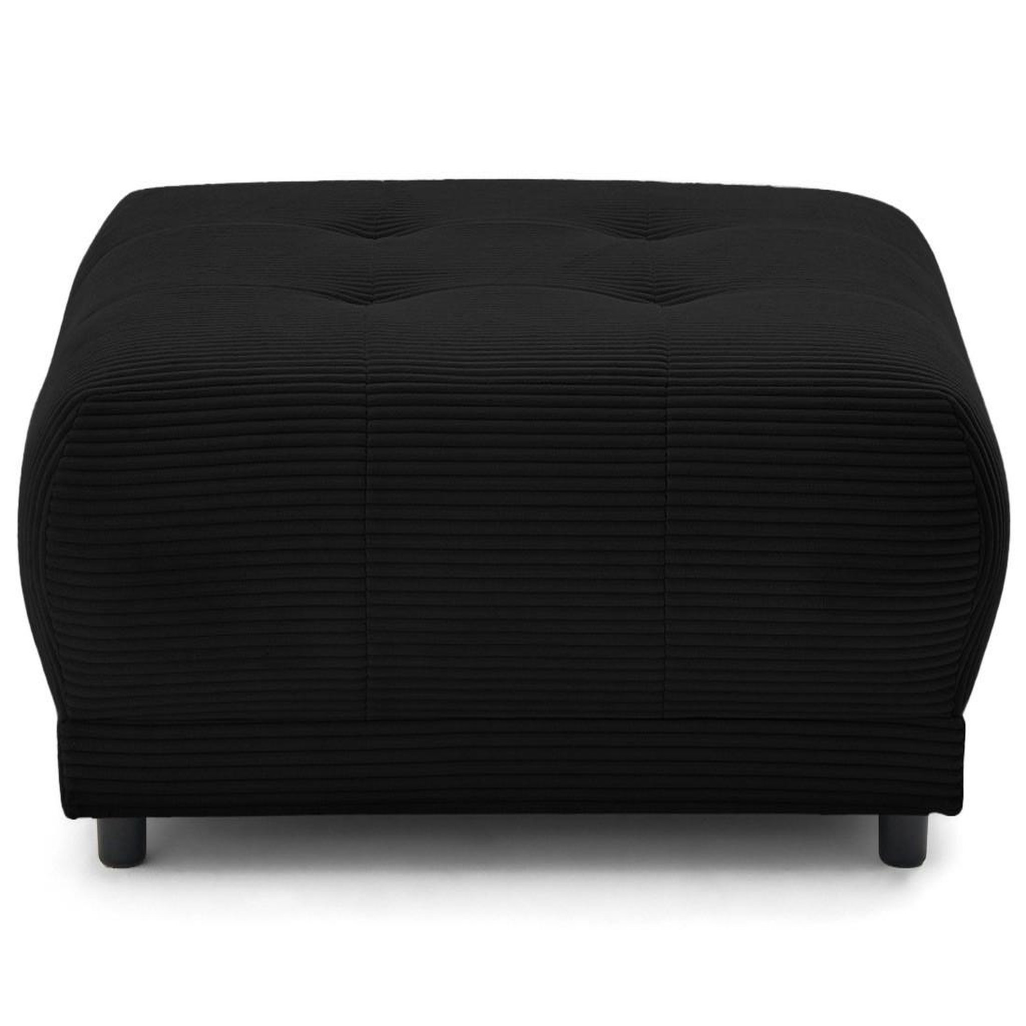 Voir la diapositive 2 : LISA DESIGN Amadora - pouf en velours côtelé