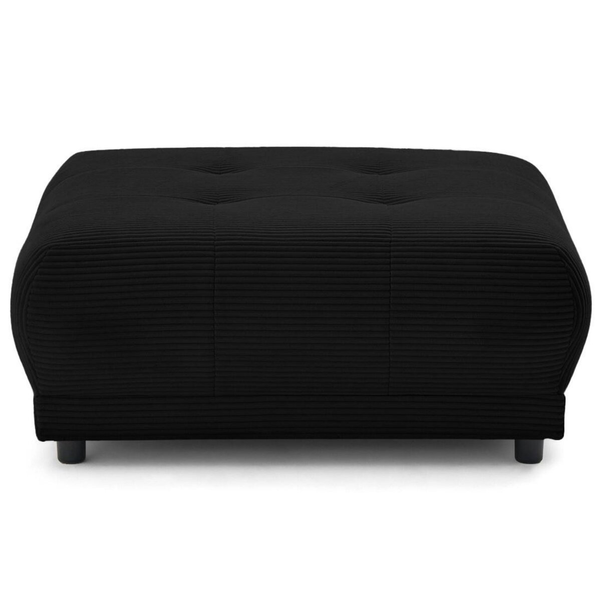 LISA DESIGN Amadora - pouf en velours côtelé