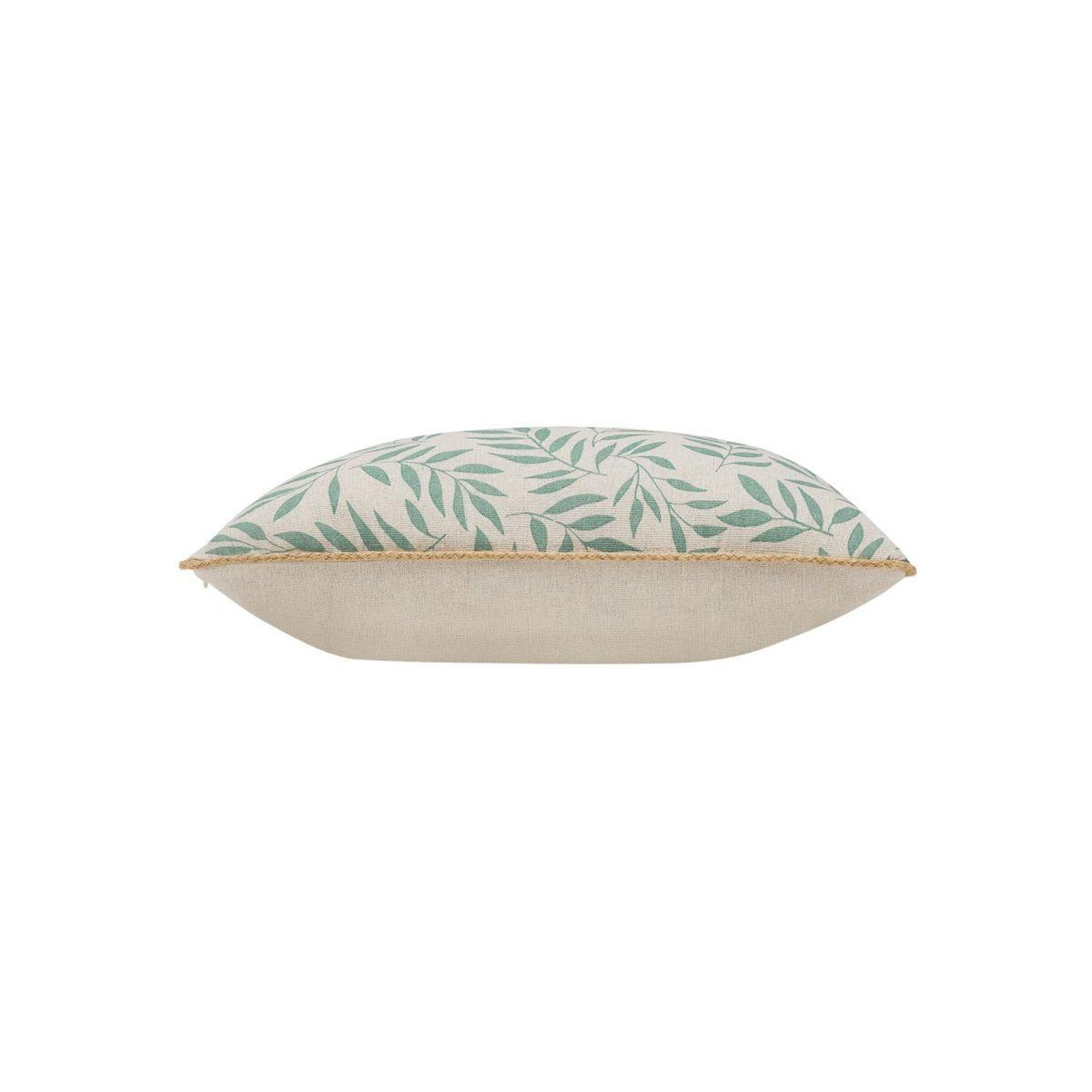 Voir la diapositive 3 : Douceur d'Intérieur Coussin déco imprimé  naya  45x45cm vert sauge