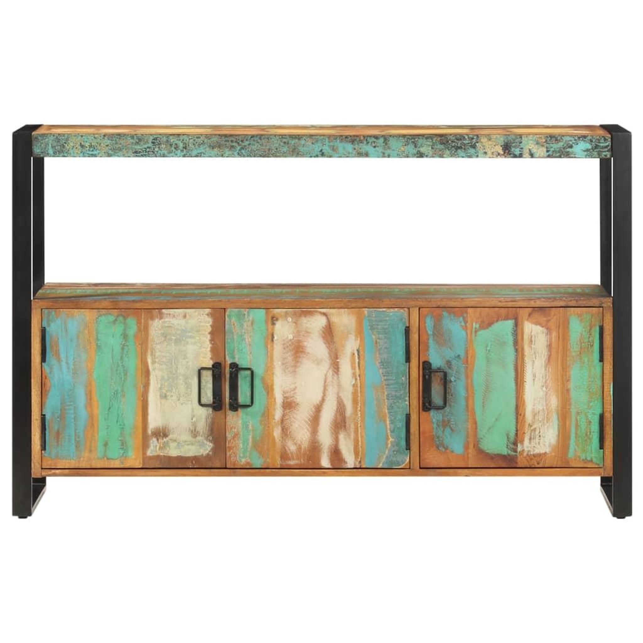 Voir la diapositive 2 : VIDAXL Buffet 120x30x75 cm bois de recuperation solide