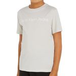 CALVIN KLEIN JEANS T shirt  Garçon Calvin Klein Jeans IU0IU00599. Coloris disponibles : Gris
