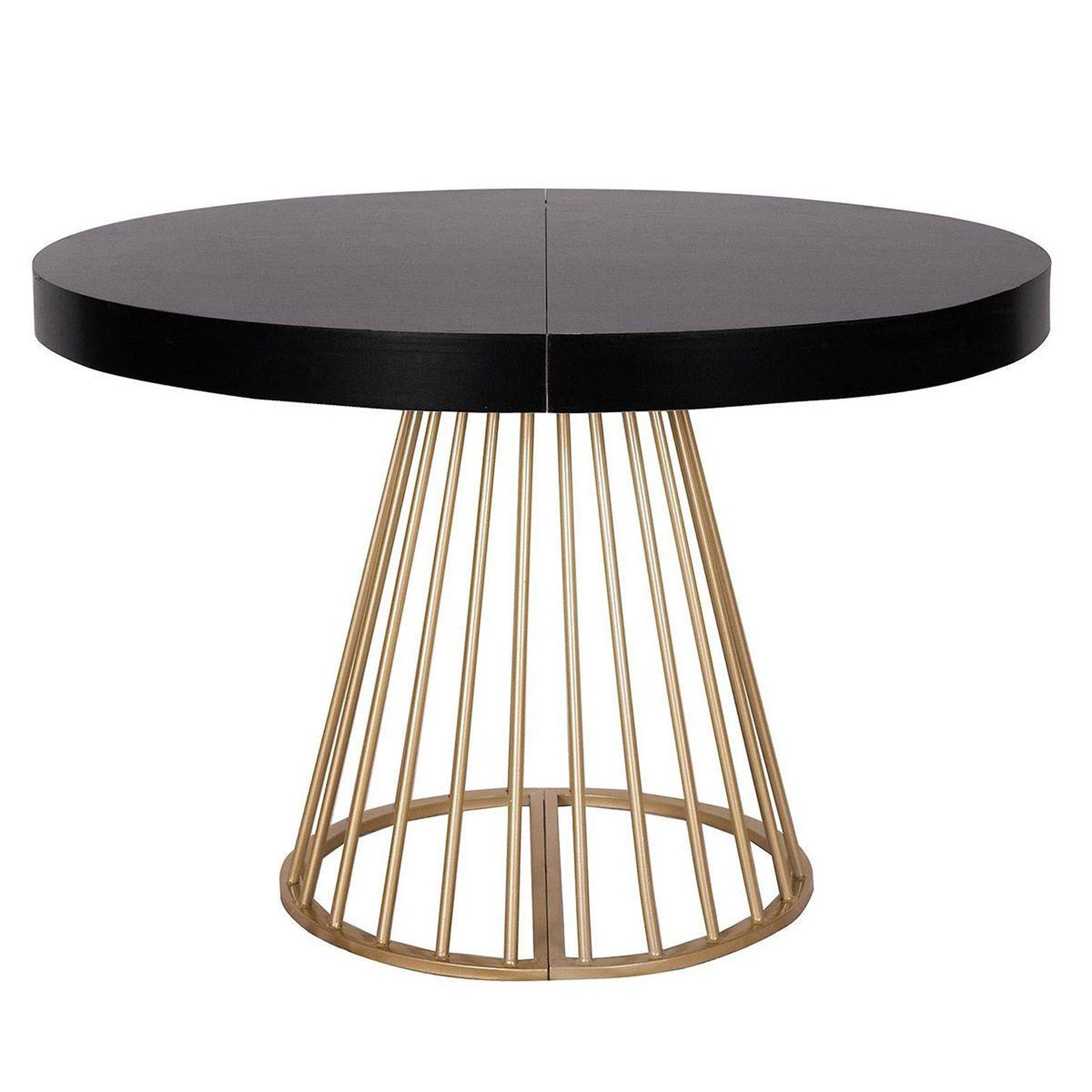 Paris Prix Table de repas extensible  resoa  110-260cm noir
