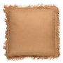 Voir la diapositive 1 : Paris Prix Coussin Déco Déhoussable  Gaufré  40x40cm Ocre