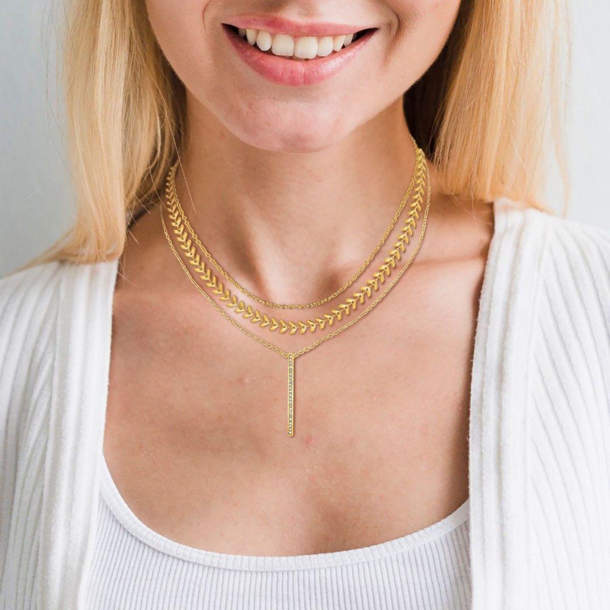 Voir la diapositive 2 : SC BOHEME Set de 3 colliers par SC Bohème®