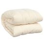 Voir la diapositive 2 : VIDAXL Couverture lestee Creme clair 122x183 cm 5 kg Tissu