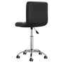 Voir la diapositive 2 : VIDAXL Chaise pivotante de salle a manger Noir Similicuir