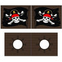 Voir la diapositive 4 : Paris Prix Lit Enfant Toboggan & Tente  Scott Caribian Pirates  90x200cm Blanc