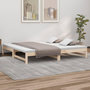 Voir la diapositive 1 : VIDAXL Lit coulissant sans matelas 2x(90x200) cm Bois de pin massif