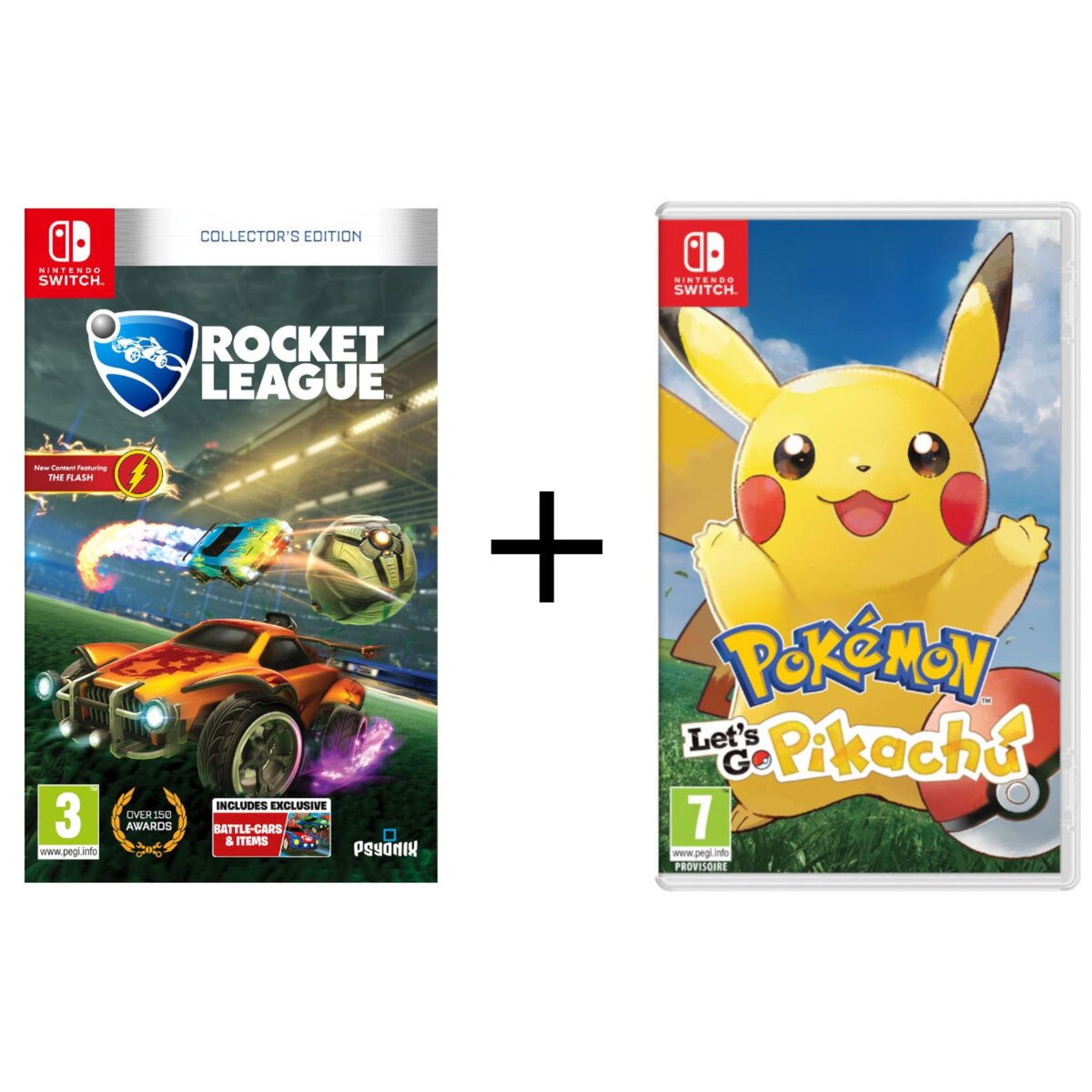 EXCLU WEB Rocket League Collector's Edition Nintendo Switch + Pokemon Let's Go Pikachu Nintendo Switch