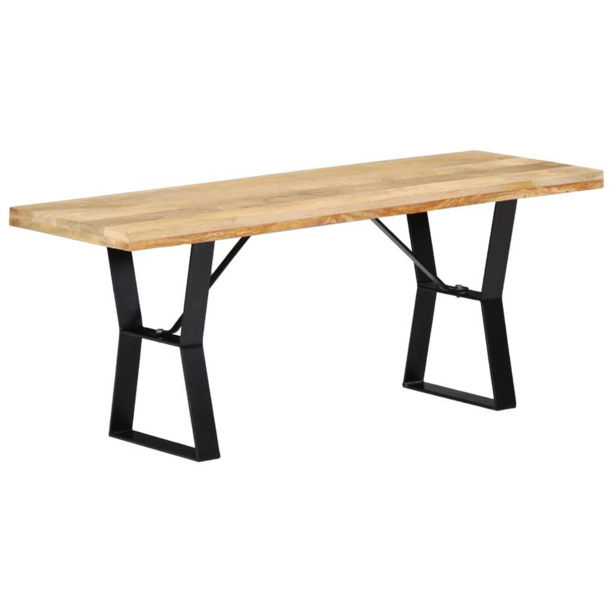 VIDAXL Banc 110 cm Bois de manguier massif