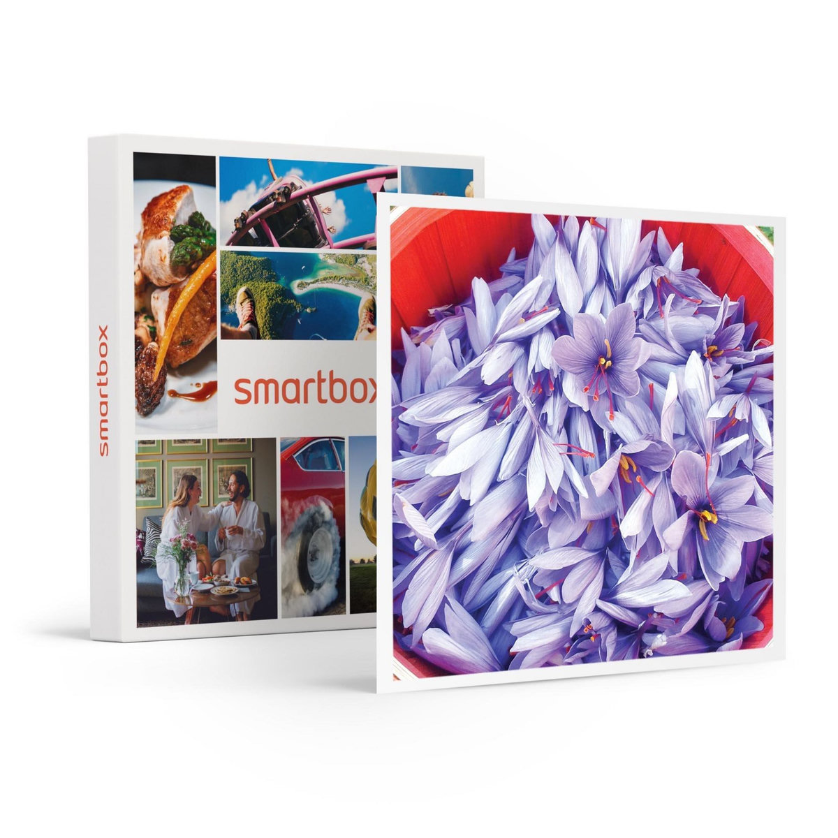 Smartbox Visite d'une safranière et d'un vignoble en agriculture biologique avec dégustations - Coffret Cadeau Gastronomie