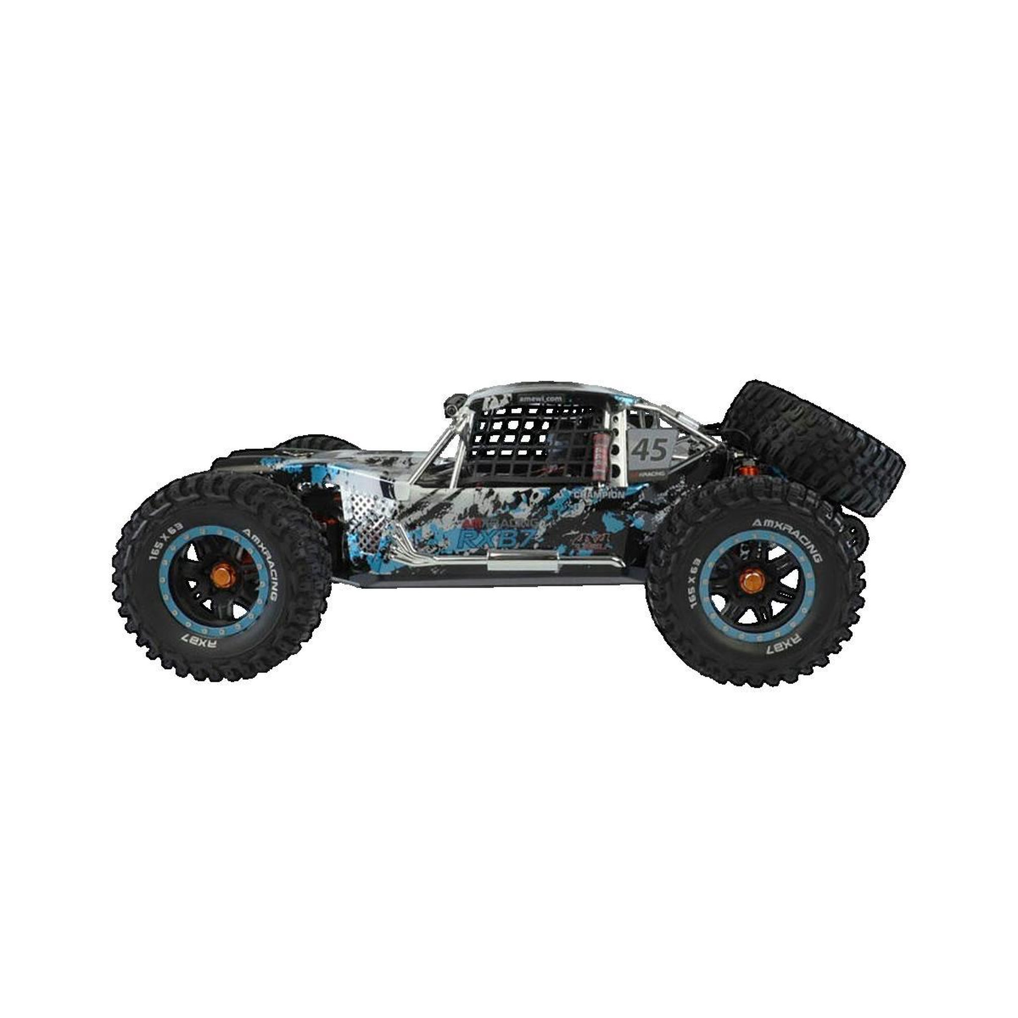 Voir la diapositive 3 : Amewi Buggy télécommandé Amewi RXB7 Bleu 4x4 130 km/h
