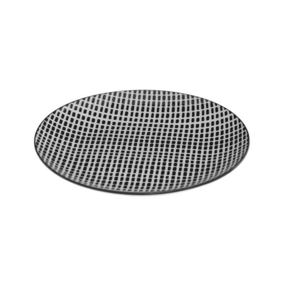 SECRET DE GOURMET Service de Table 18 Pièces  Bohemia Square  27cm Noir