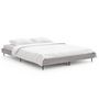 Voir la diapositive 2 : VIDAXL Cadre de lit sans matelas sonoma gris 135x190 cm