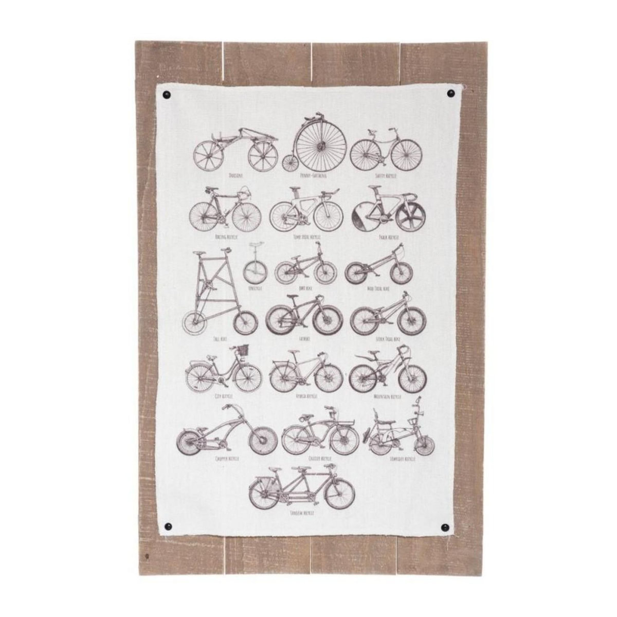 ATMOSPHERA Décoration murale bois Vélo