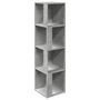 Voir la diapositive 2 : VIDAXL Armoire d angle Gris béton 33x33x132 cm Bois d'ingénierie