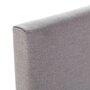 Voir la diapositive 4 : VS VENTA-STOCK Tête de lit Aura recouverte de tissu Gris Clair 140x60 cm