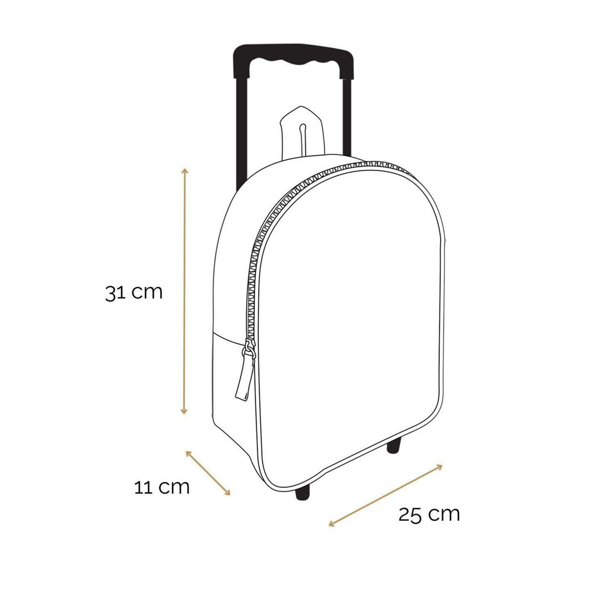 Bagtrotter BAGTROTTER Sac à dos à roulettes 31 cm maternelle Le Roi Lion Vert