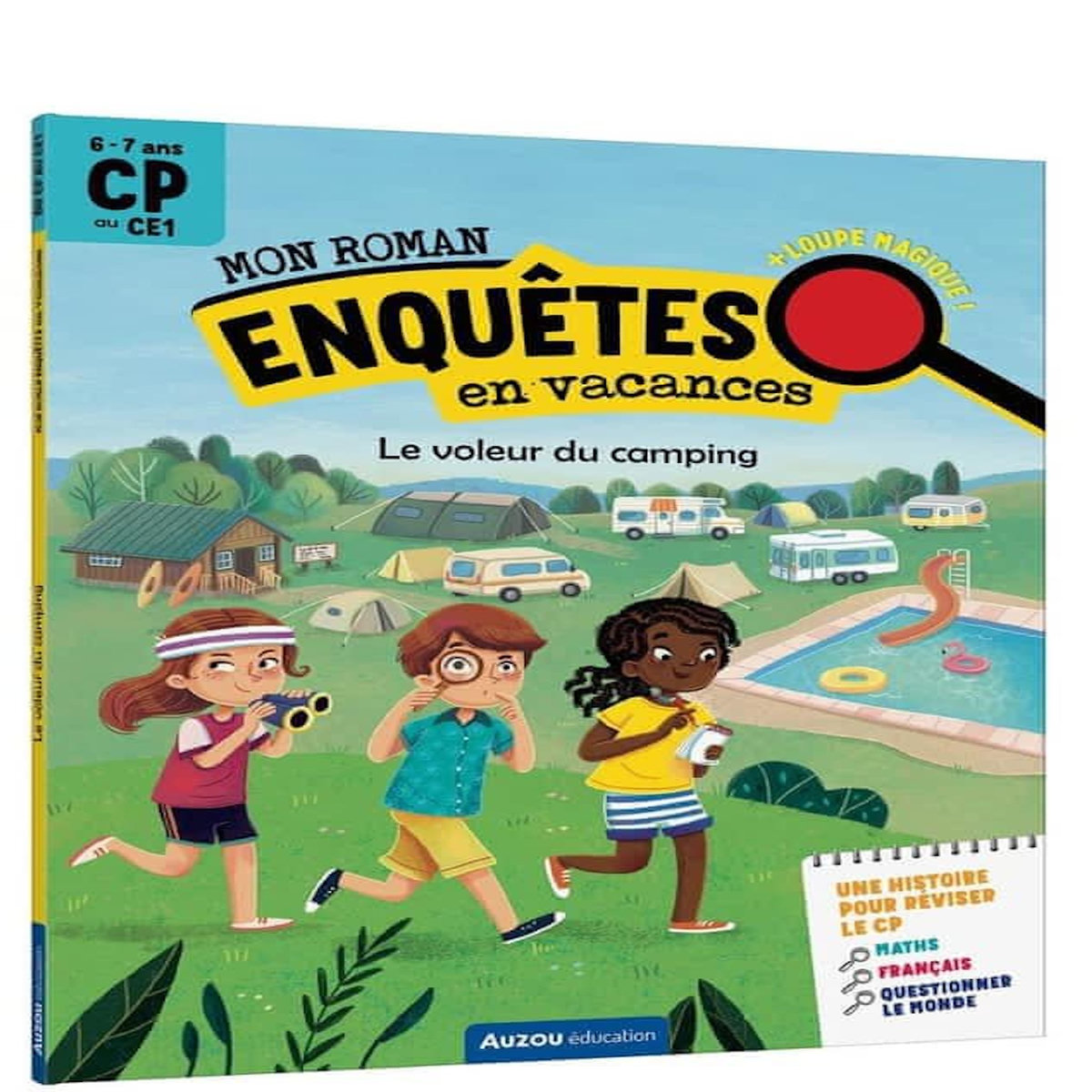 MON ROMAN ENQUETES EN VACANCES DU CP AU CE1. LE VOLEUR DU CAMPING, EDITION 2025, Brissy Pascal
